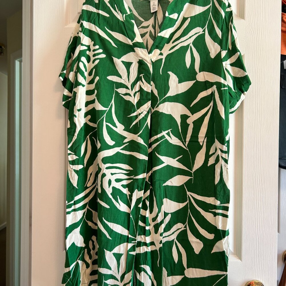 H&M Summer Dress SIze L Viscose 38" length